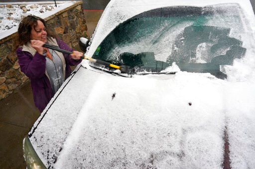 From heat to snow: Rocky Mountains see 60-degree plunge