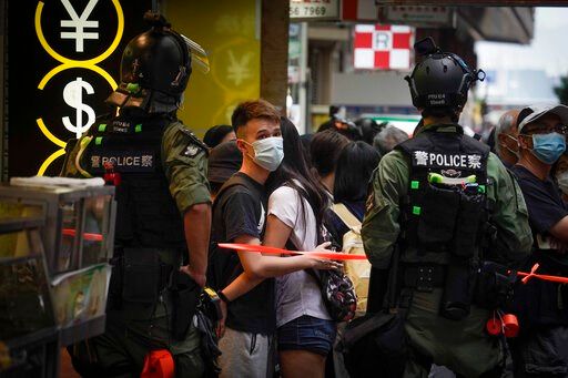 Hong Kong Police Arrest 60 For Protesting On China Holiday Wboc Tv 16 Delmarvas News Leader Fox 21