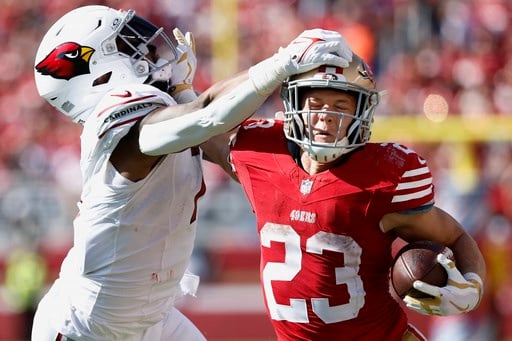 NFL: San Francisco 49ers running back Christian McCaffrey is hunting down  the MVP award