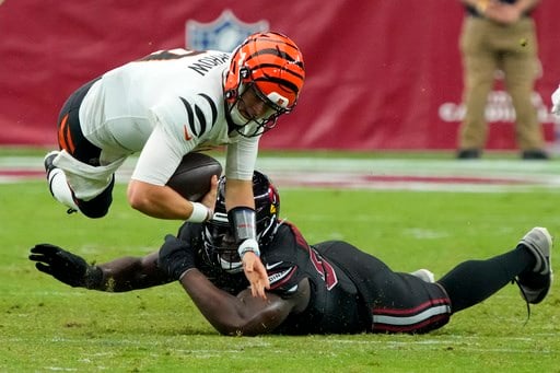 Bengals rally to beat Buccaneers as Burrow has 4 touchdown passes 