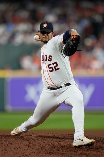 Astros pitcher suspended: Bryan Abreu appeals 2-game ban for