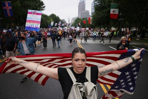 Protesters crowd into streets, parks and plazas at anti-Trump 'No Kings' demonstrations across US