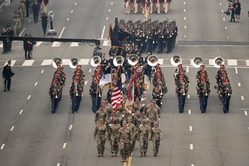 The Army turns 250. Trump turns 79. Cue funnel cakes, festive bling, military might — and protest