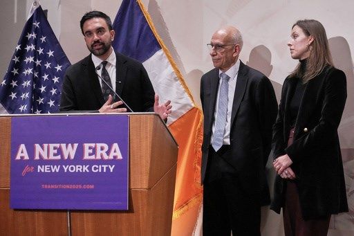 New York Mayor-elect Mamdani taps a budget and policy veteran to be his No. 2 at City Hall
