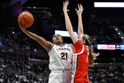 Sarah Strong's double-double leads top-ranked UConn past Ohio State 100-68