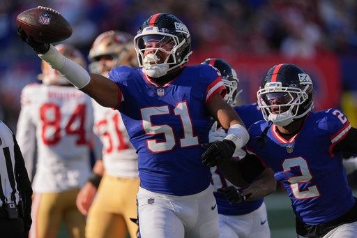 Giants' Abdul Carter is rushing to get past his public punishment