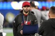 Buccaneers QB Baker Mayfield suffers sprained left shoulder in loss to Rams