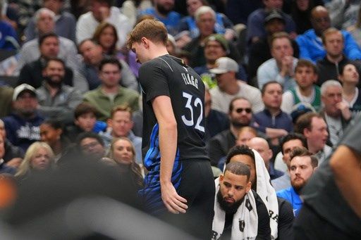 Cooper Flagg sprains an ankle and is ruled out after halftime as Mavs lose to Nuggets