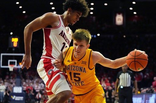Peat scores 24, No. 1 Arizona remains undefeated with 89-82 win over rival Arizona State