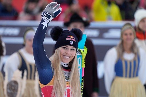 Nicol Delago earns Italy's ski team another win as home Olympics near. Lindsey Vonn 3rd in downhill