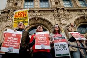 San Francisco public schoolteachers strike over wages and health benefits