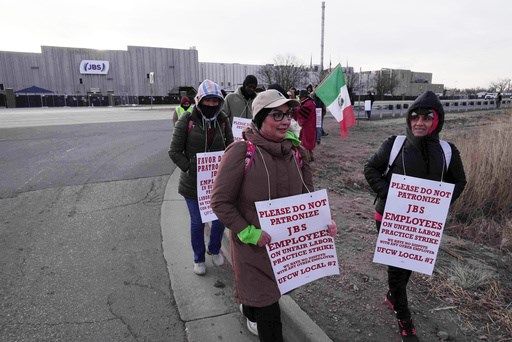 3,800 workers are on strike at one of the largest meatpacking plants in the US
