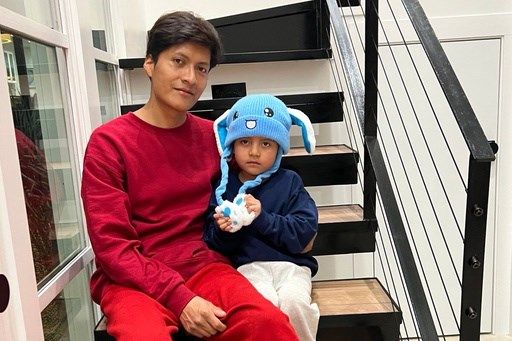 Asylum claim denied for the family of the boy in a bunny hat detained with his father, lawyer says